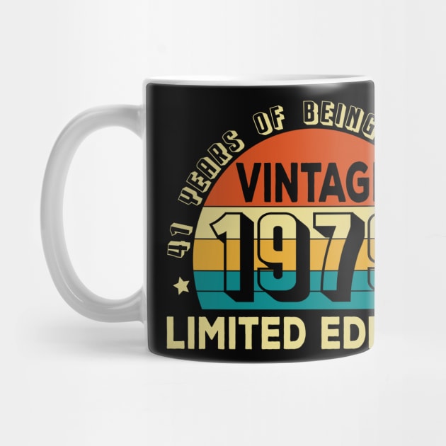 41 Years Of Being Awesome Vintage 1979 by M2M